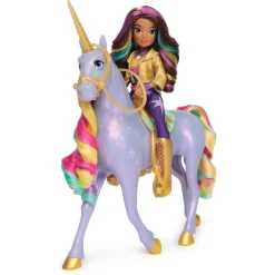 SPIN MASTER Unicorn Academy - Sophia y Wildstar con luz mágica