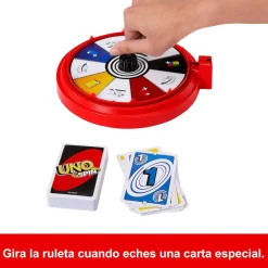 MATTEL UNO Spin - Juego de mesa* Juegos Y Puzzles|Friki Zone