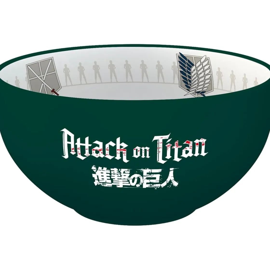 ABYSSE CORP Vaso Ataque a los Titanes 600ml Emblemas Serie 3 ㅤ