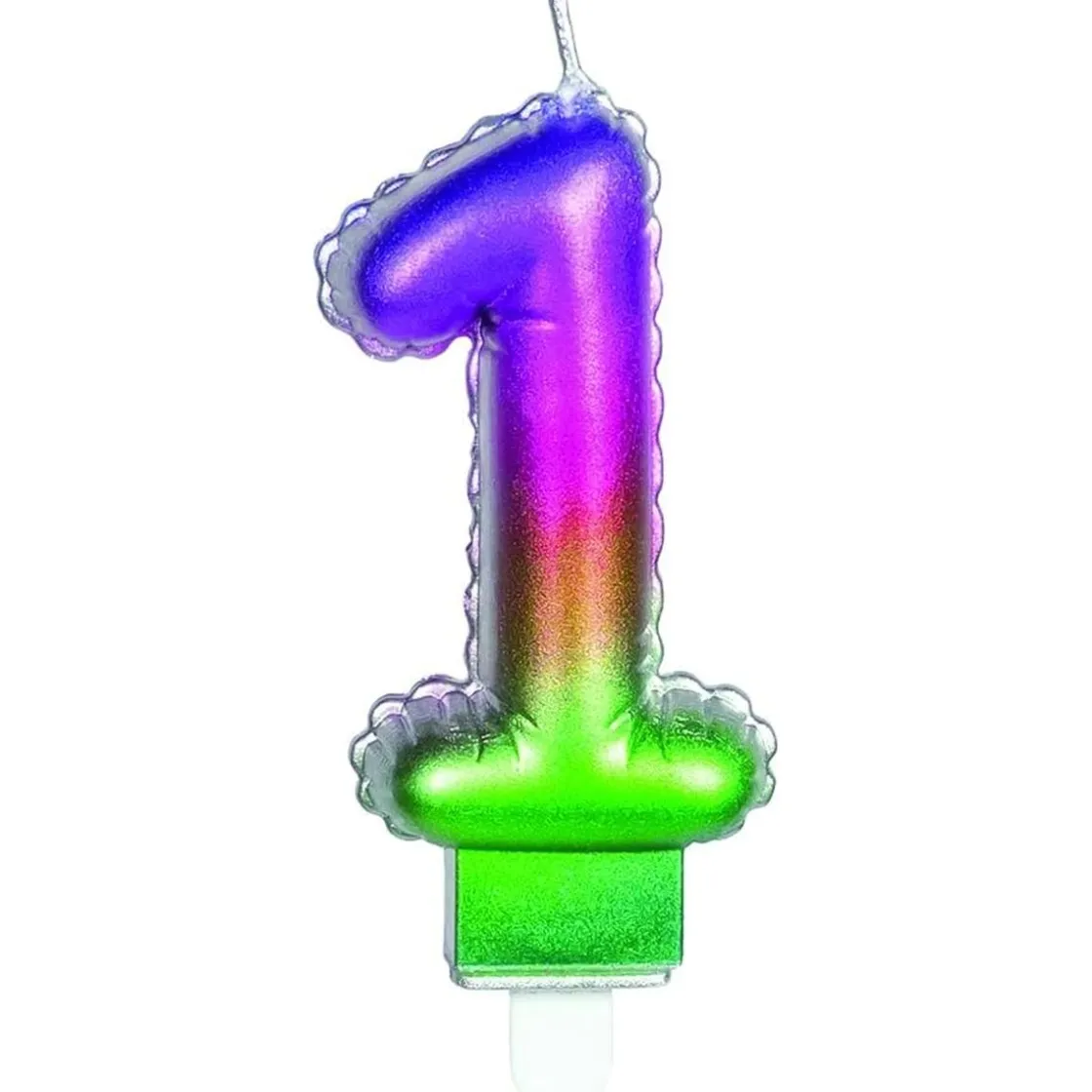 TOYS "R" US Vela multicolor número 1* Artículos De Fiesta Y Regalos