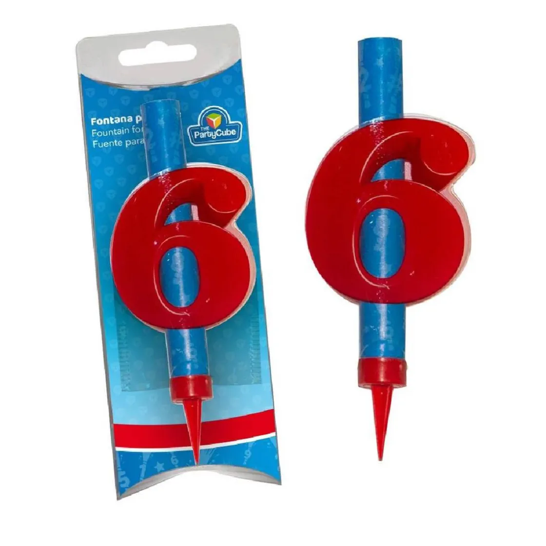 TOYS "R" US Vela pirotécnica con número 6