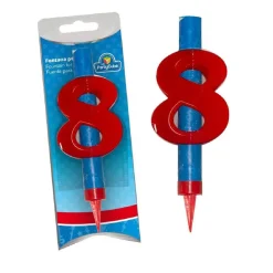 TOYS "R" US Vela pirotécnica con número 8