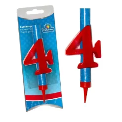 TOYS "R" US Vela pirotécnica con número 4