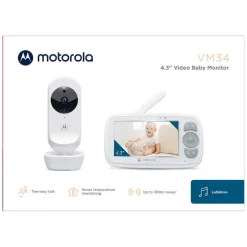 MOTOROLA Vigilabebés VM34 -* Seguridad·Vigilabebés