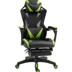 Homcom Vinsetto - Silla Gaming ergonómica verde-negro