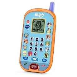 VTECH - Bluey - Teléfono de actividades educativo con aprendizaje de números, cálculo y lógica ㅤ* Coleccionables Y Mini Mundos
