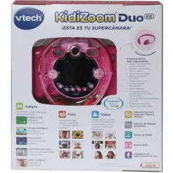 VTECH - Cámara Digital Kidizoom Duo FX Rosa* Juguetes Educativos Y Libros