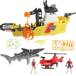 CHAP MEI PLASTIC TOYS MFY Wild Quest - Juego Gran Búsqueda del Tiburón en Barco