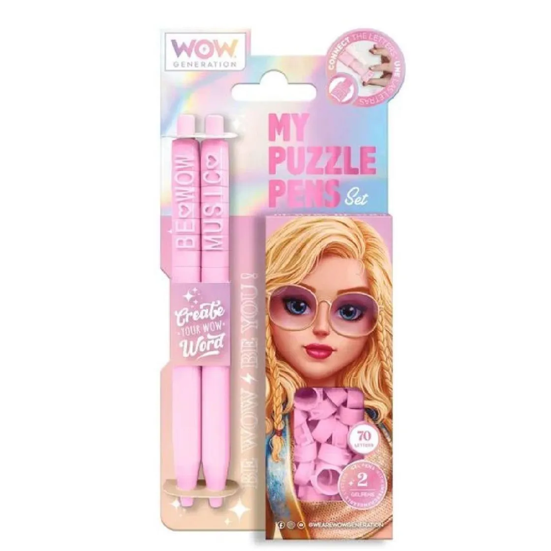 KIDS EUROSWAN S.L. Wow Generation - Bolígrafos Puzzle (Varios Modelos)* Estilo De Vida