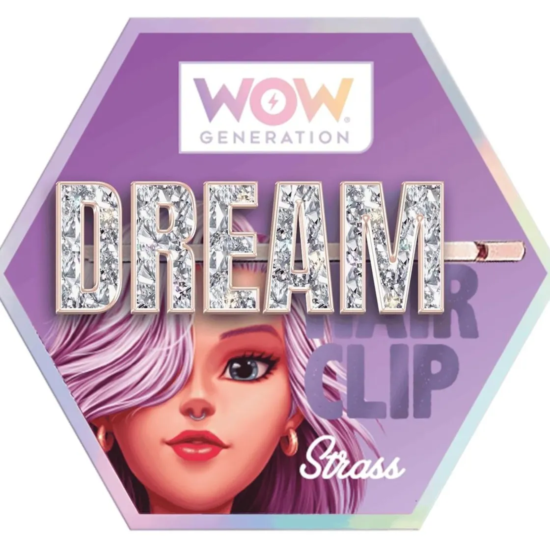 KIDS EUROSWAN S.L. Wow Generation - Horquilla de pelo con mensaje (Varios modelos)