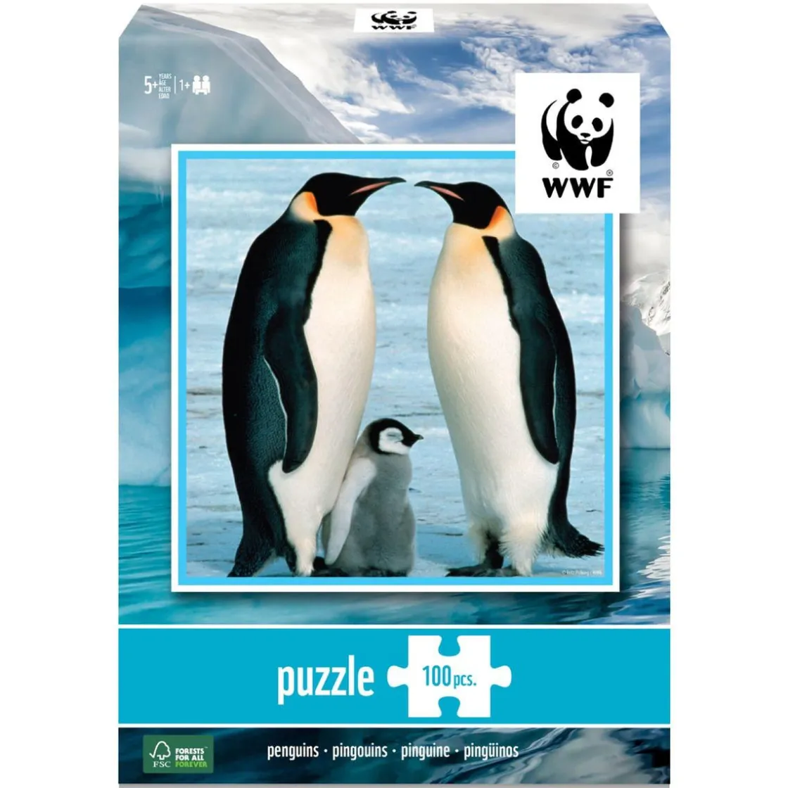 WWF - Pingüinos - Puzzle 100 piezas* Steam
