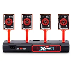 X-SHOT - Diana electrónica + 2 lanzadores Fury 4 + 24 dardos