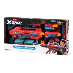 X-SHOT - Lanzador Regenerator + 48 dardos