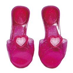 RUBIE'S Zapatos princesa corazón rosa 4-6 años