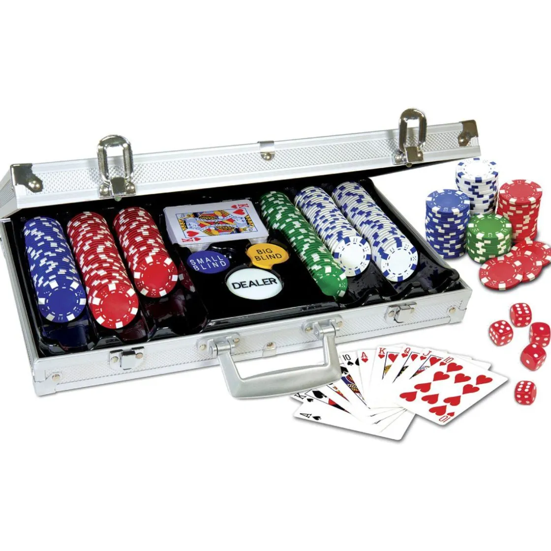 ZIG ZAG - Maletín de Póker 300 fichas* Juegos Y Puzzles